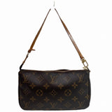 Louis Vuitton Pochette Accessoire  Canvas Clutch Bag
