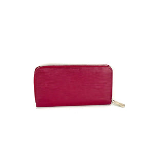 LOUIS VUITTON Zippy Epi  Pink Leather Wallet Clutch
