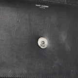 Saint Laurent Black Leather Classic Betty Clutch