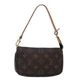 Louis Vuitton Pochette Accessoire  Canvas Clutch Bag