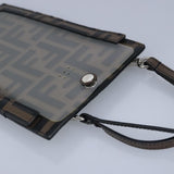 Fendi Zucca  Canvas Clutch Bag (Pre-Owned)