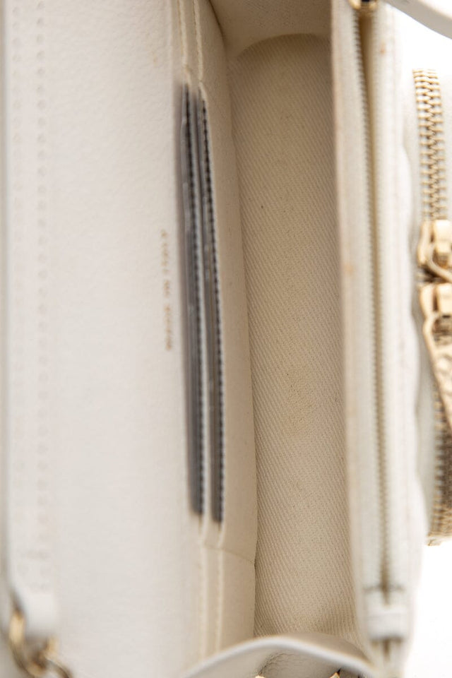 Chanel White Business Affinity Flap Handbag