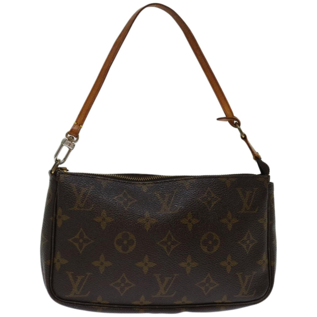 Louis Vuitton Pochette Accessoire  Canvas Clutch Bag