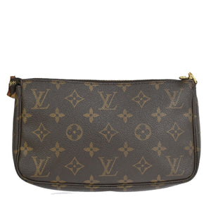 Louis Vuitton Pochette Accessoires  Canvas Clutch Bag