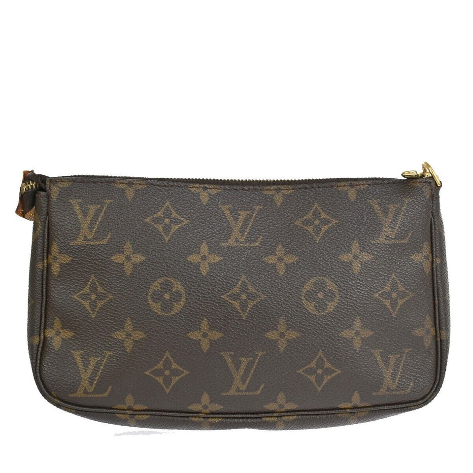 Louis Vuitton Pochette Accessoires  Canvas Clutch Bag