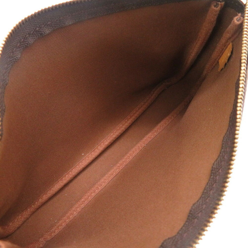 Louis Vuitton Pochette Accessoire  Canvas Clutch Bag