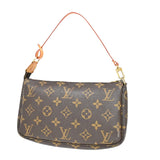 Louis Vuitton Pochette Accessoires  Canvas Clutch Bag