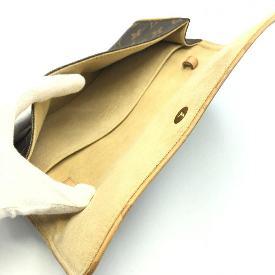 Louis Vuitton Twin  Canvas Clutch Bag