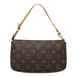 Louis Vuitton Pochette Accessoire  Canvas Clutch Bag