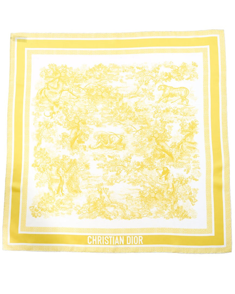 Dior Diorviera Toile De Jouy Soleil Scarf