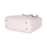 Christian Dior Lotus Pearlescent Cannage Lambskin Mini Lady Dior