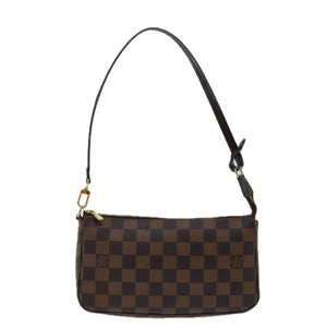 Louis Vuitton Pochette Accessoire  Canvas Clutch Bag