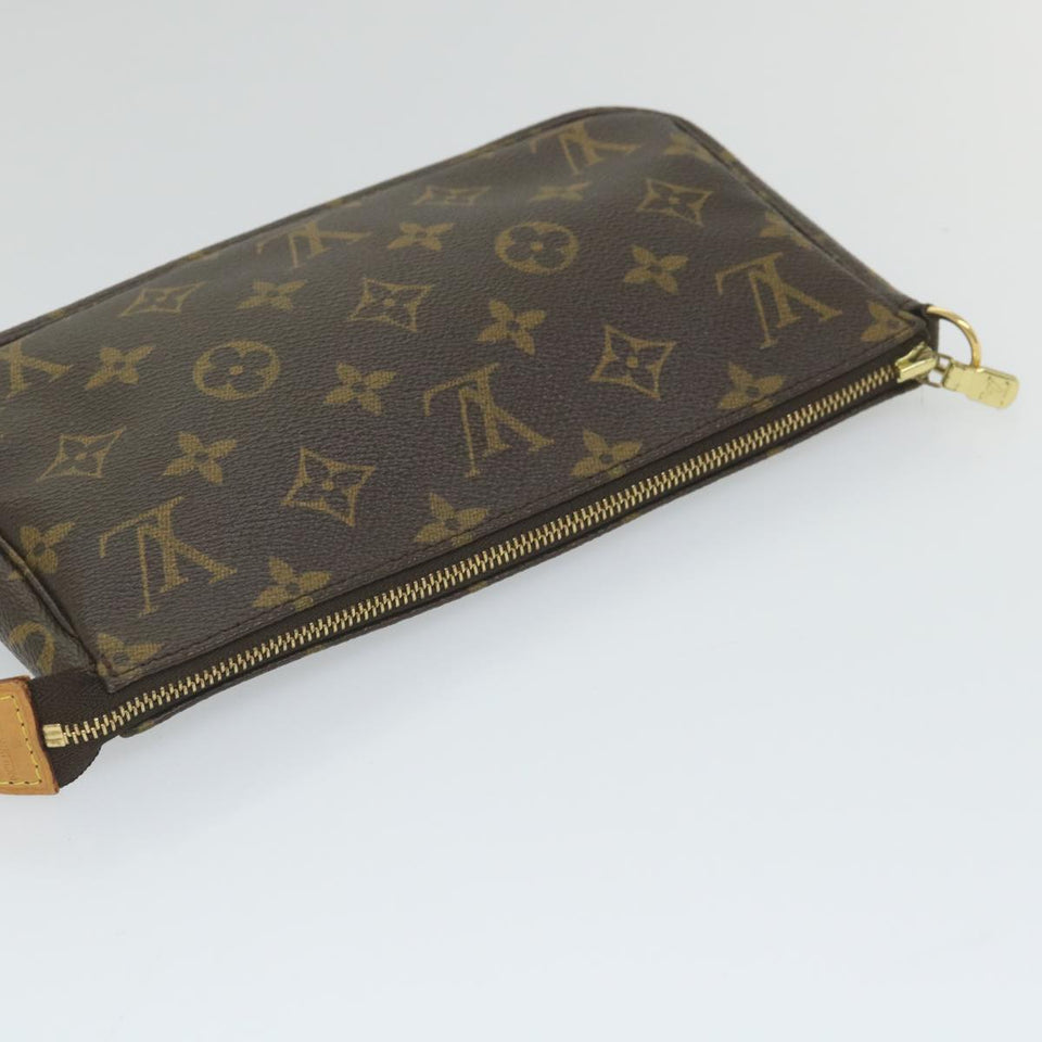 Louis Vuitton Pochette Accessoire  Canvas Clutch Bag