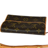 Louis Vuitton Pochette Florentine  Canvas Clutch Bag