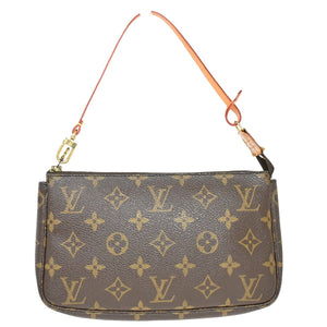 Louis Vuitton Pochette Accessoires  Canvas Clutch Bag