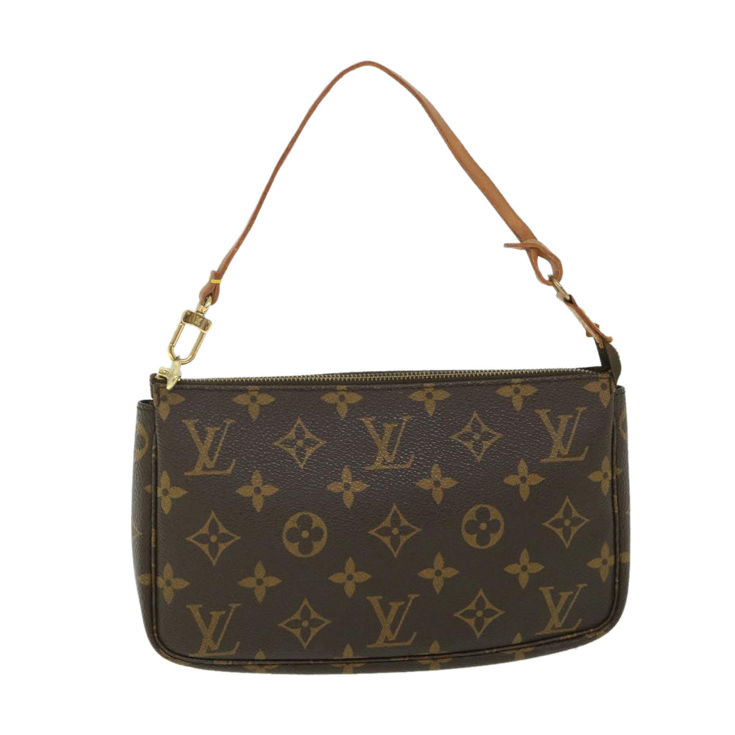 Louis Vuitton Pochette Accessoire  Canvas Clutch Bag