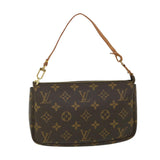 Louis Vuitton Pochette Accessoire  Canvas Clutch Bag