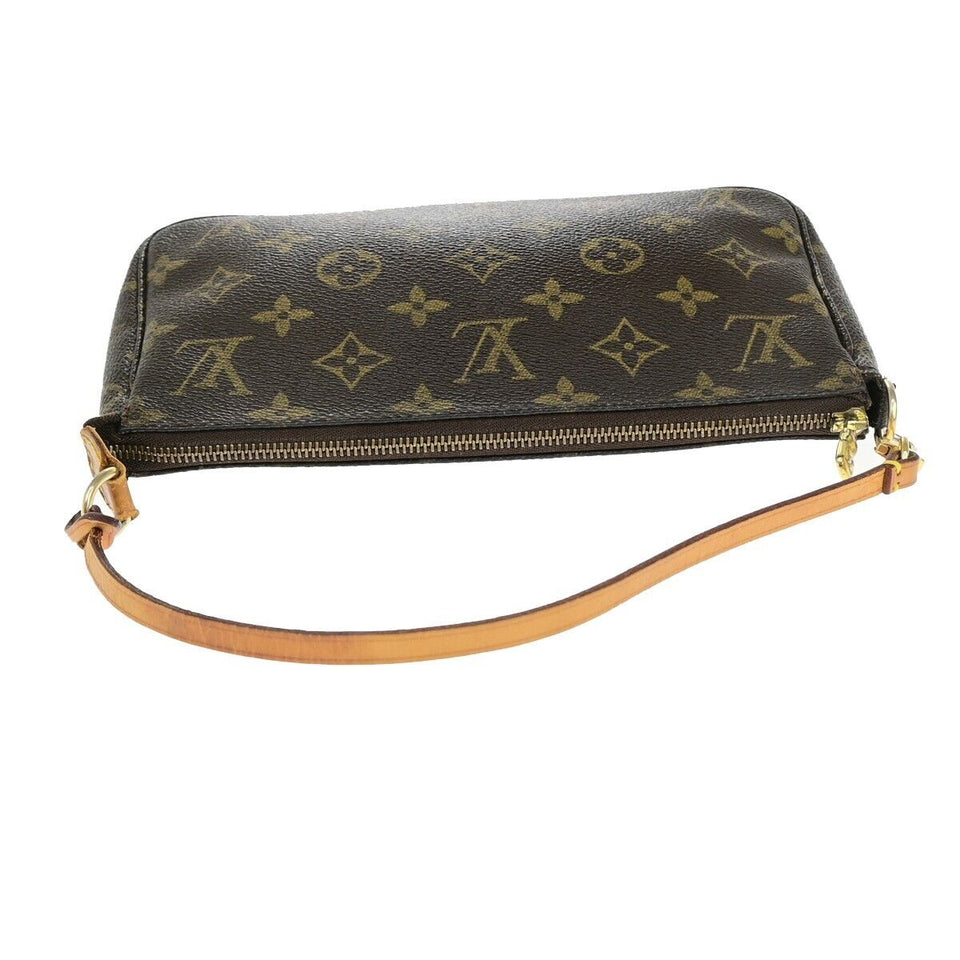 Louis Vuitton Pochette Accessoires  Canvas Clutch Bag