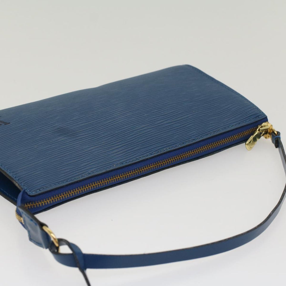 Louis Vuitton Pochette Accessoire  Leather Clutch Bag