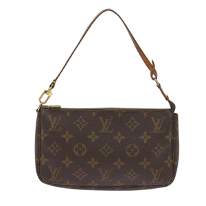 Louis Vuitton Pochette Accessoire  Canvas Clutch Bag
