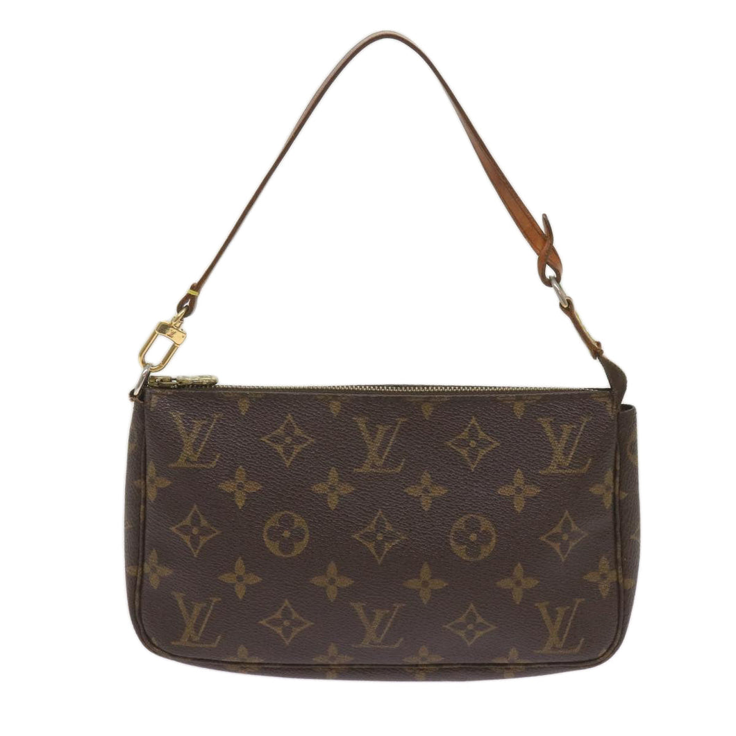 Louis Vuitton Pochette Accessoire  Canvas Clutch Bag