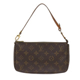 Louis Vuitton Pochette Accessoire  Canvas Clutch Bag
