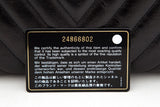 Chanel 2017/2018 Black Shiny Grained Leather "Coco Handle" Handbag W/ Gold HW