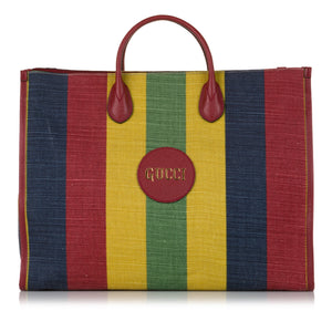 Gucci Baiadera Shopper Stripe Canvas