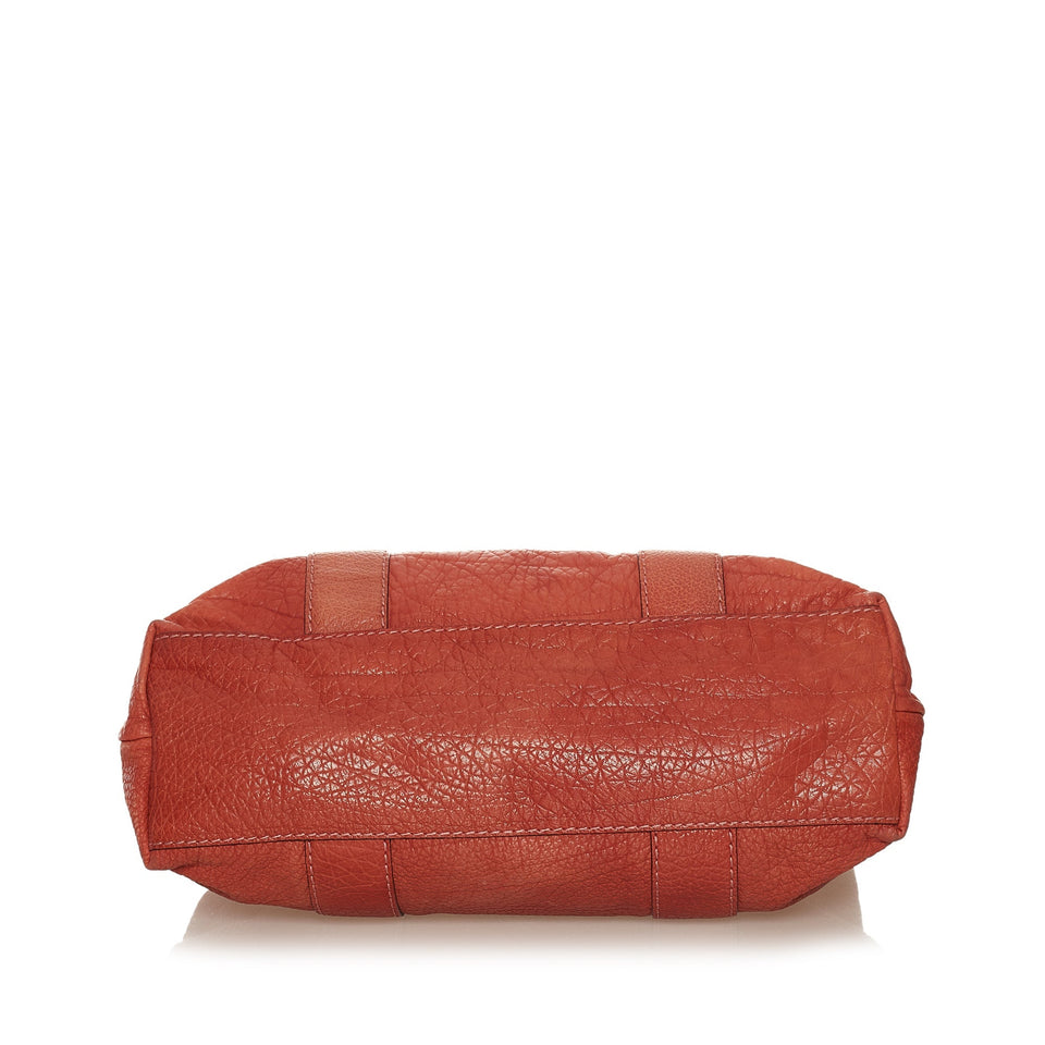 Gucci Bamboo Bar Tote Bag Red