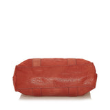 Gucci Bamboo Bar Tote Bag Red