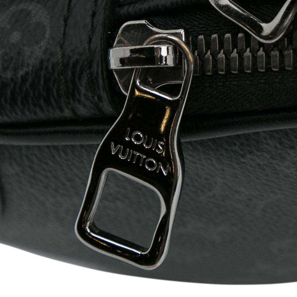 Black Louis Vuitton Monogram Eclipse Amazone Patchwork Sling Bag