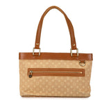 Tan Louis Vuitton Monogram Mini Lin Lucille PM Handbag