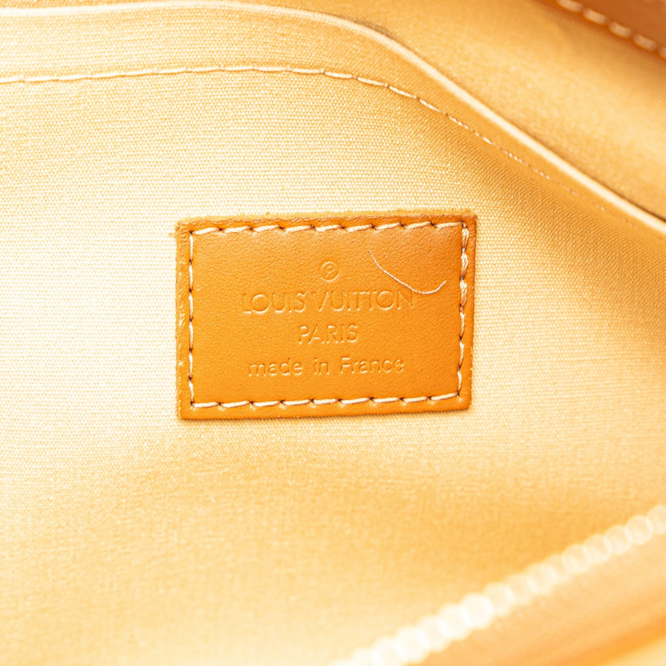 Tan Louis Vuitton Monogram Mini Lin Lucille PM Handbag