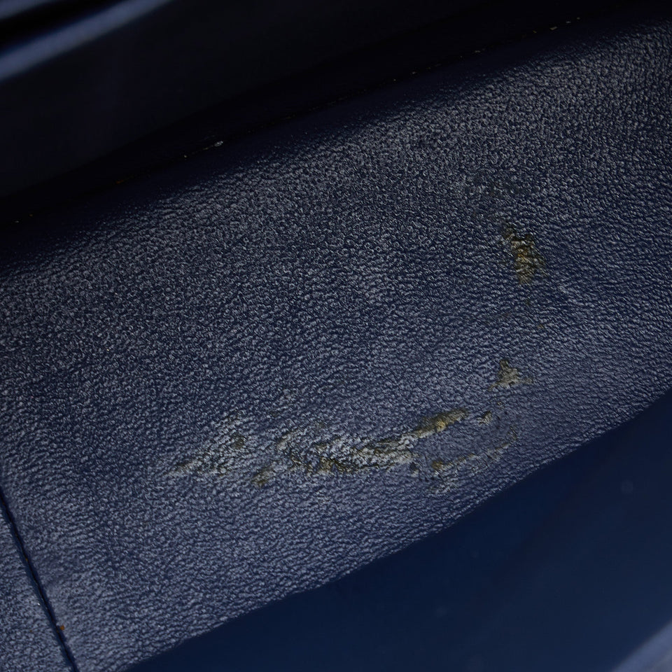 Chanel Classic Double Flap Jumbo Dark Blue Caviar gold