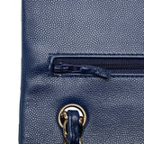 Chanel Classic Double Flap Jumbo Dark Blue Caviar gold