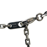 Silver Louis Vuitton Ruthenium DJ Vivienne Pendant Necklace