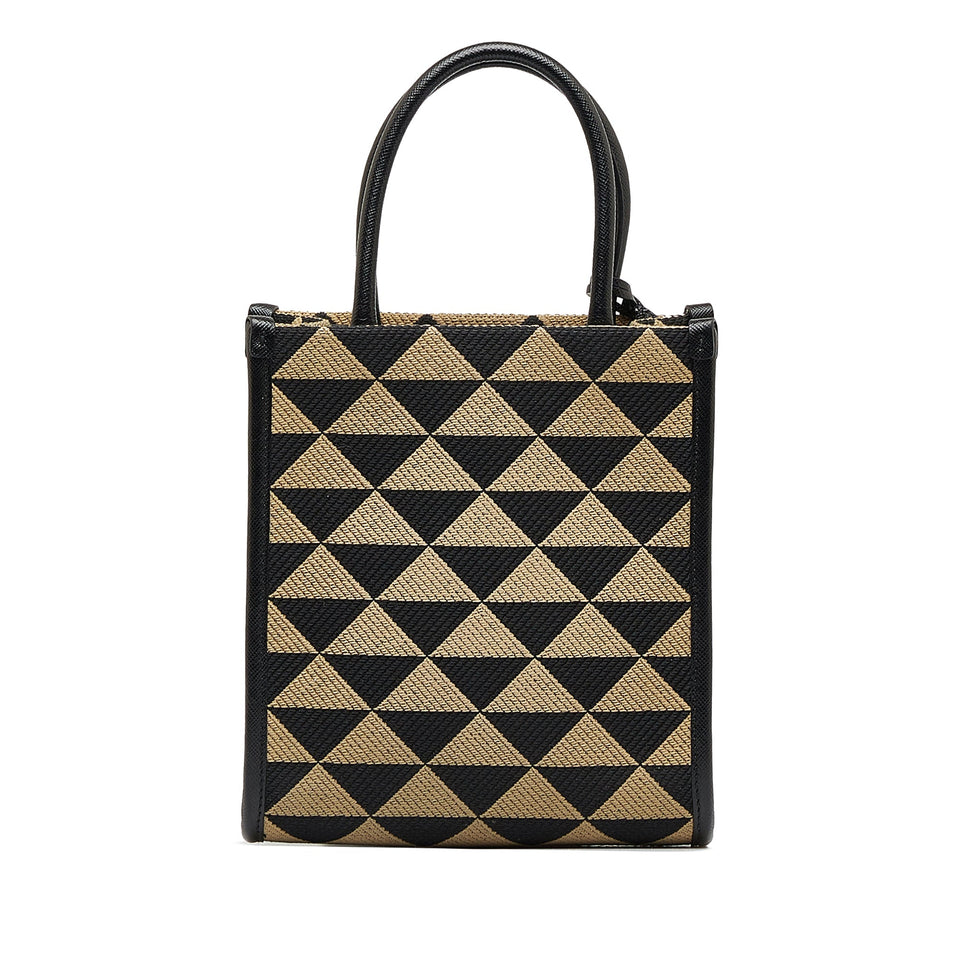 Prada Mini Symbols Triangolo Satchel