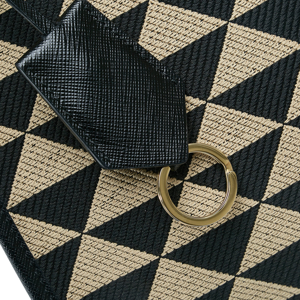 Prada Mini Symbols Triangolo Satchel