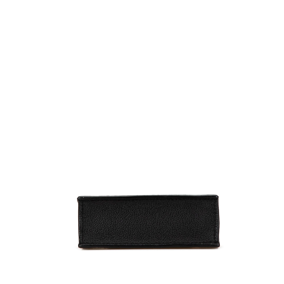 Black Louis Vuitton Bicolor Monogram Empreinte Petit Sac Plat Satchel