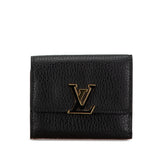 Black Louis Vuitton Taurillon Capucines XS Wallet