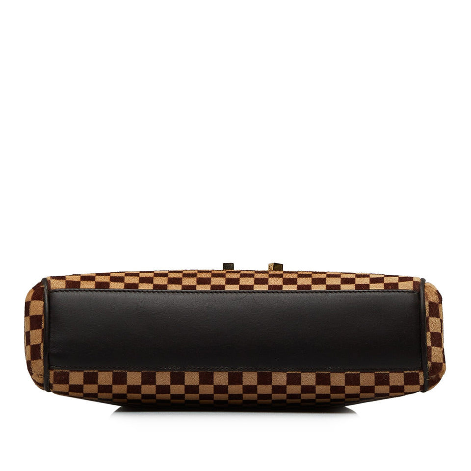 LOUIS VUITTON Damier Sauvage Lionne Handbag