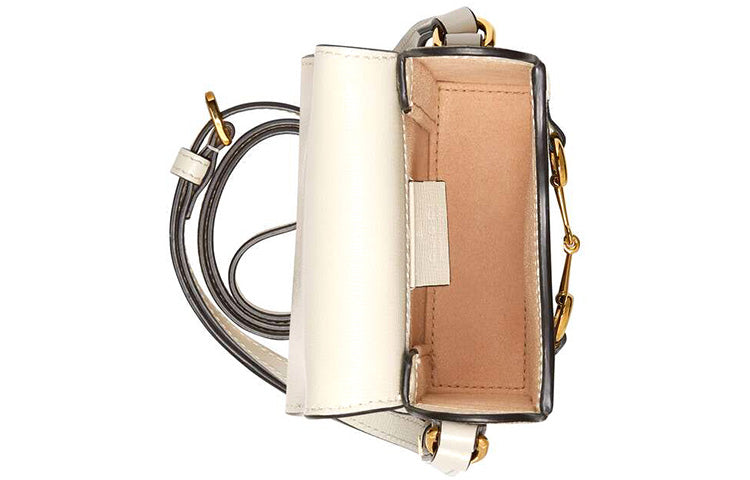 GUCCI Horsebit 1955 Logo Canvas Phone Bag Box Shoulder Messenger Bag Mini / Ebony / White Unisex 625615-92TCG-9761