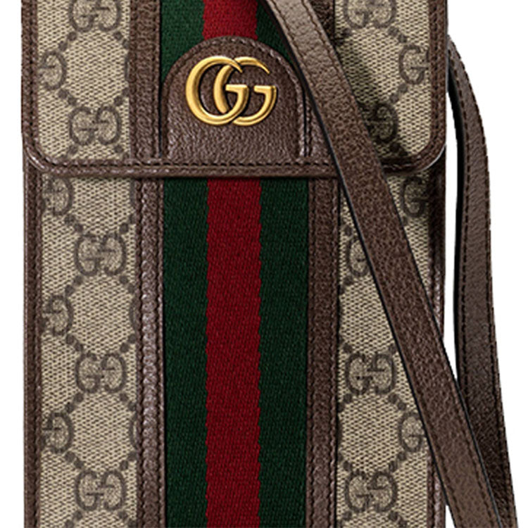 GUCCI Ophidia Mini-Sized Single-Shoulder Bag Brown 625757-96IWT-8745