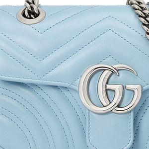 Gucci GG Marmont Mini Bag 'Pastel Blue' 446744-DTDIP-4928