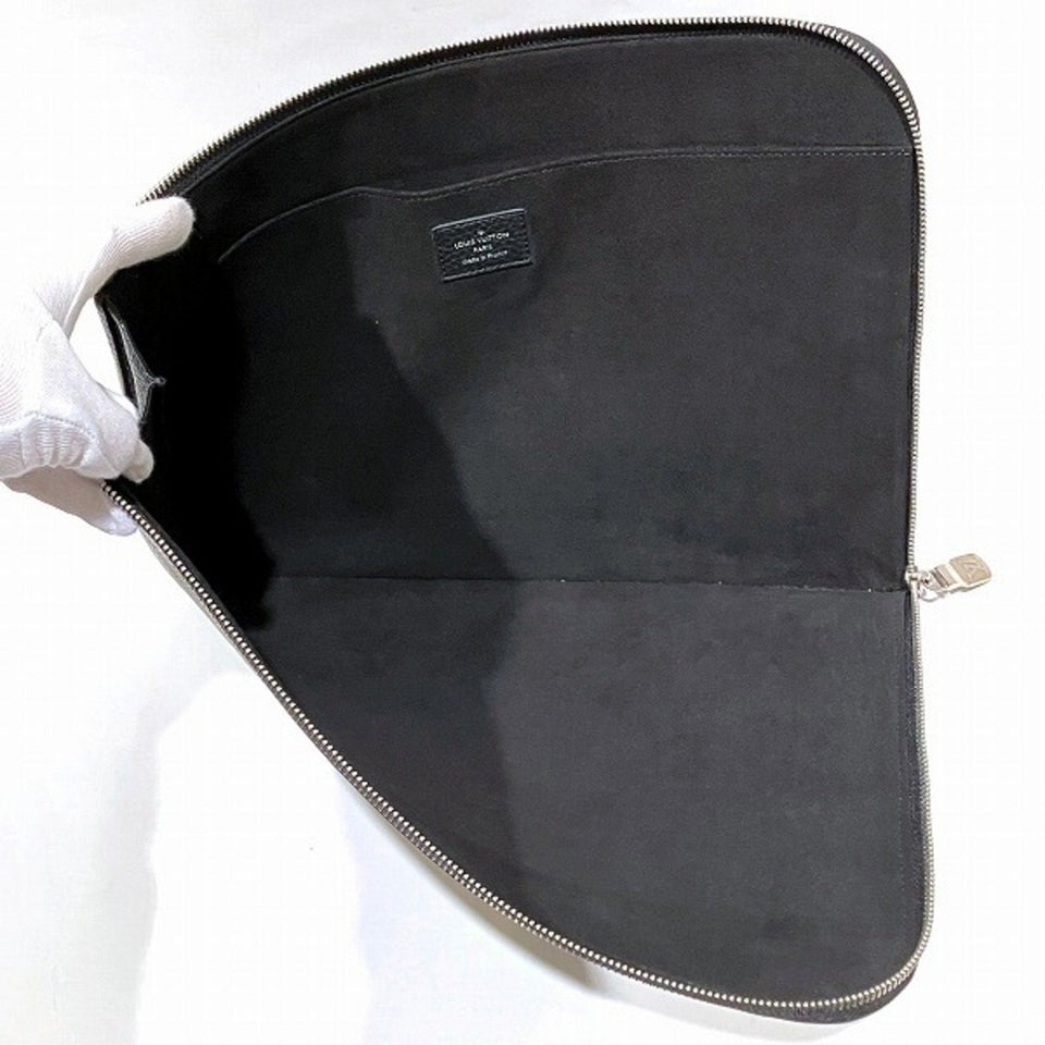 Louis Vuitton Pochette Jour Gm  Leather Clutch Bag