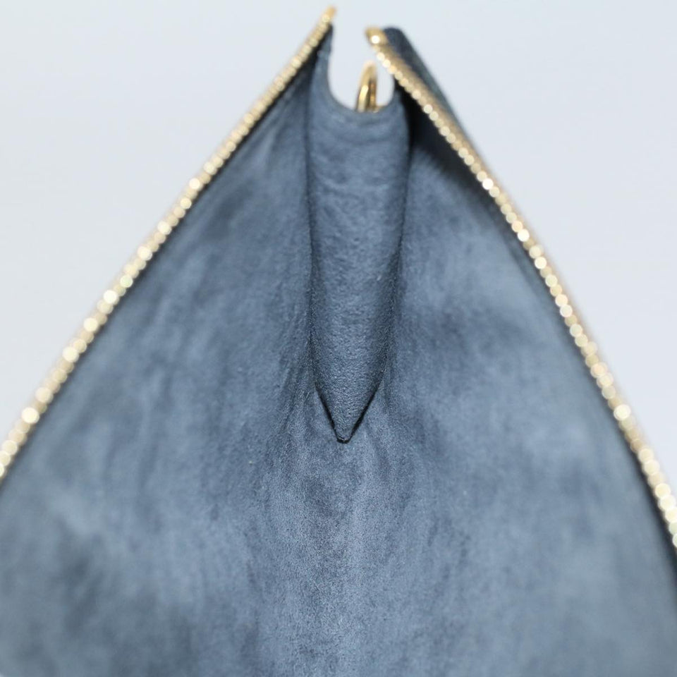 Louis Vuitton Pochette Accessoire  Leather Clutch Bag