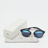 Dior Black/blue Mirror So Real Aviators Sunglasses