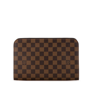 Louis Vuitton Saint Louis  Canvas Clutch Bag