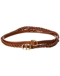 Dior Logo Leather Belt