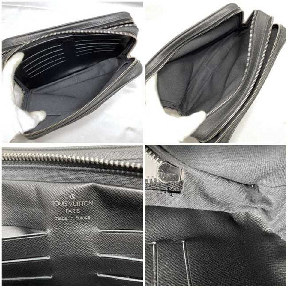 Louis Vuitton Pavel  Leather Clutch Bag
